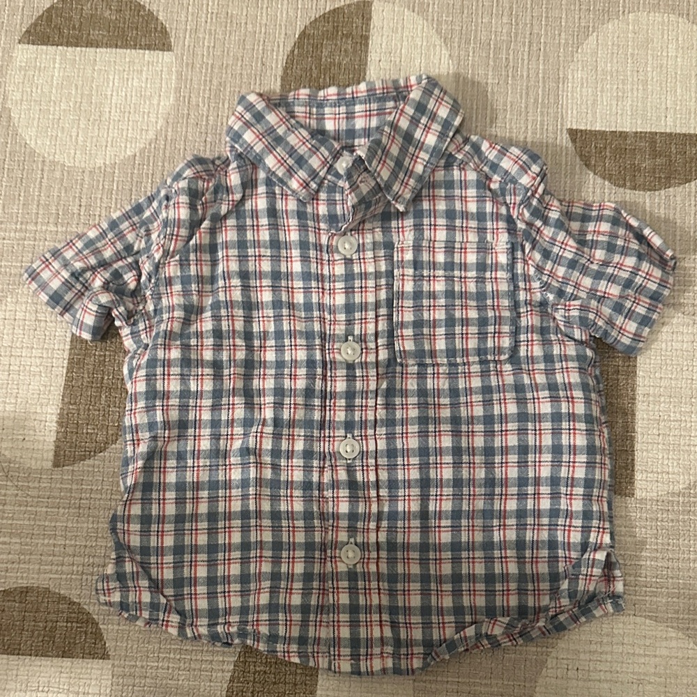 Little Planet by Carter's - Plaid Kids Shirt